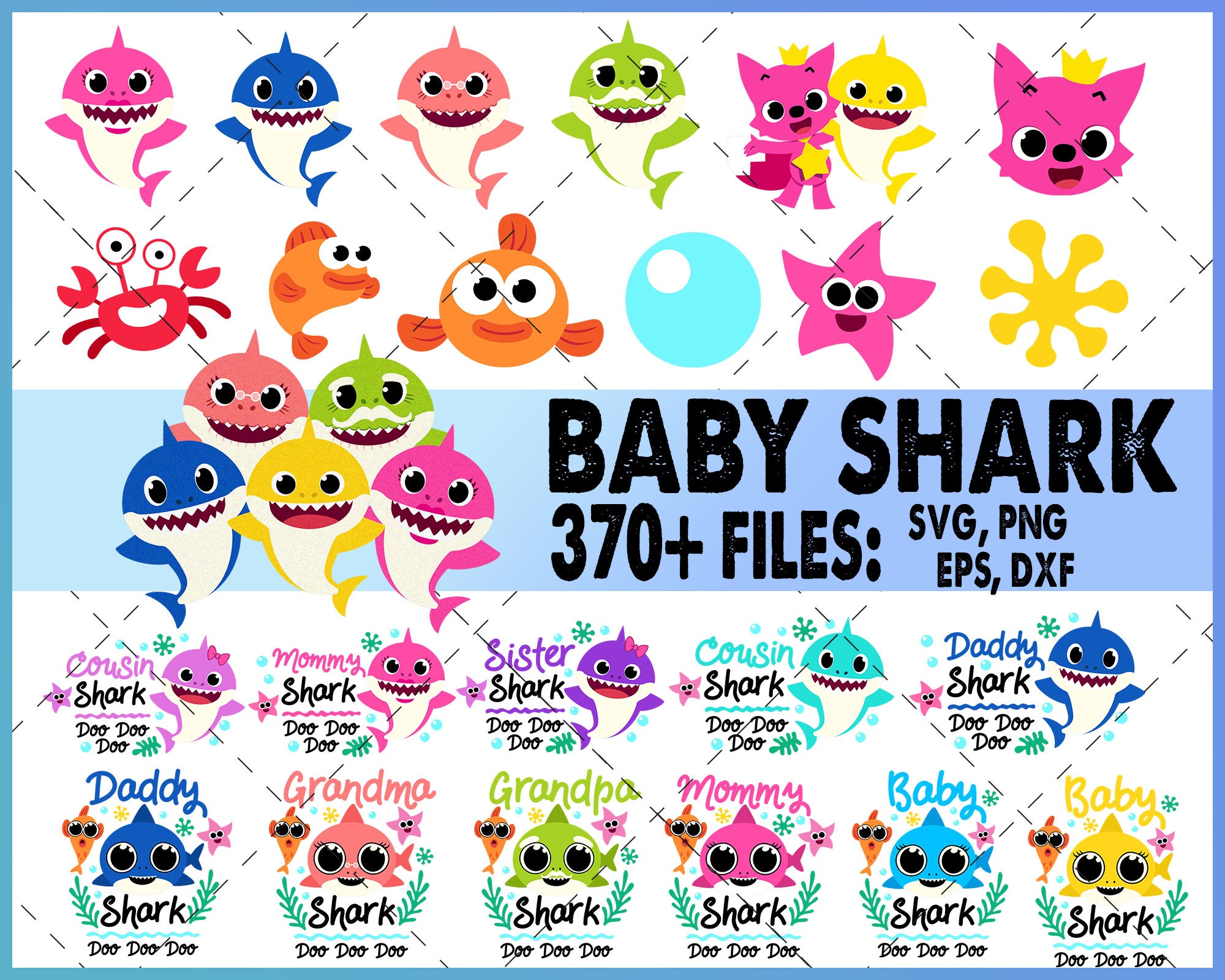 Free Free 257 Baby Shark With Bow Svg SVG PNG EPS DXF File