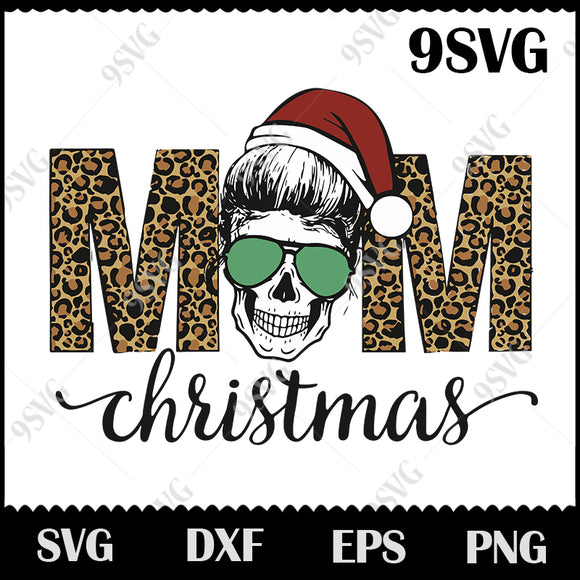 Download Mom Christmas Svg Skull Svg Santa Hat Svg Merry Christmas Svg Png 9svg