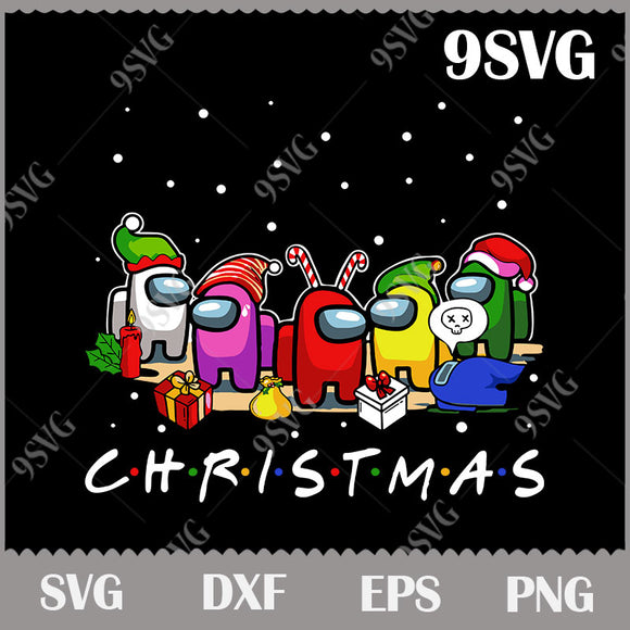 Download Among Us Svg Imposter Svg Crewmate Svg Merry Christmas Svg Png Dx 9svg