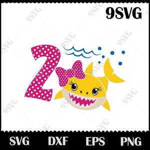 Free Free 205 Baby Shark Birthday Family Svg SVG PNG EPS DXF File