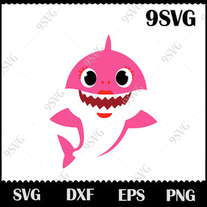 Free Free 338 Pink Baby Shark Birthday Svg SVG PNG EPS DXF File