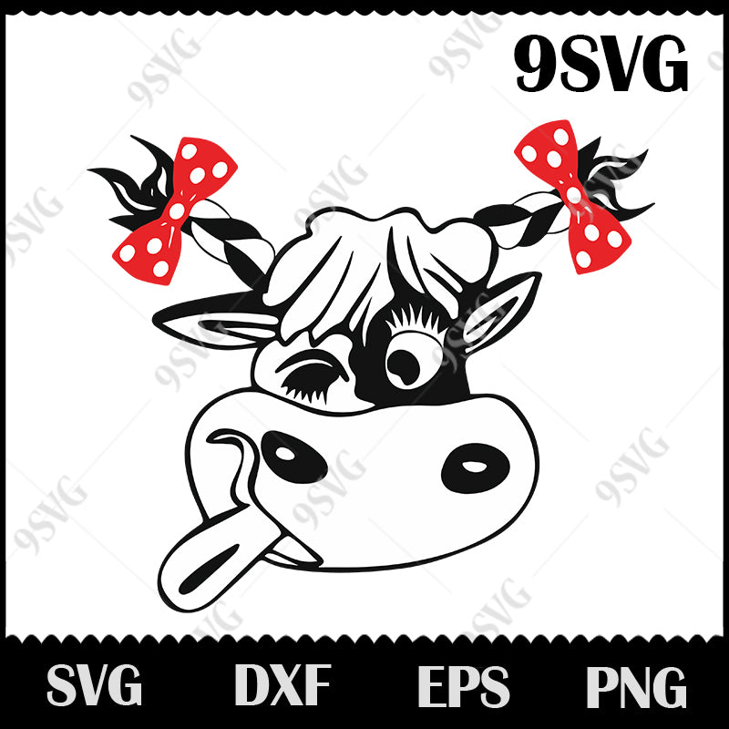 Free Free 101 Baby Cow With Bow Svg SVG PNG EPS DXF File