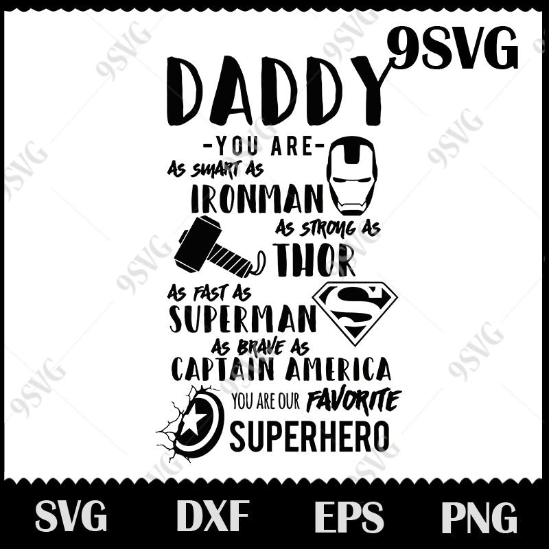 Download Daddy You As Smart As Iron Man Svg Dad Svg Family Svg Png Eps Dxf 99svg