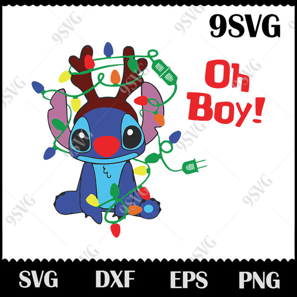 Download Oh Boy Stitch Christmas Svg Christmas Svg Merry Christmas Svg Png 9svg