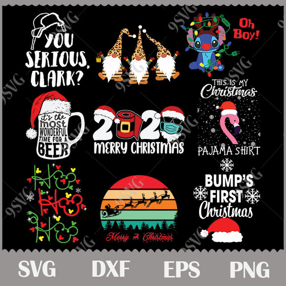 Download Chirstmas Bundle Svg Gnomes Svg Christmas Logo Svg Merry Christmas 9svg