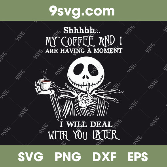Download I Will Deal With You Later Svg Jack Skellington Svg Silhouette Svg 9svg