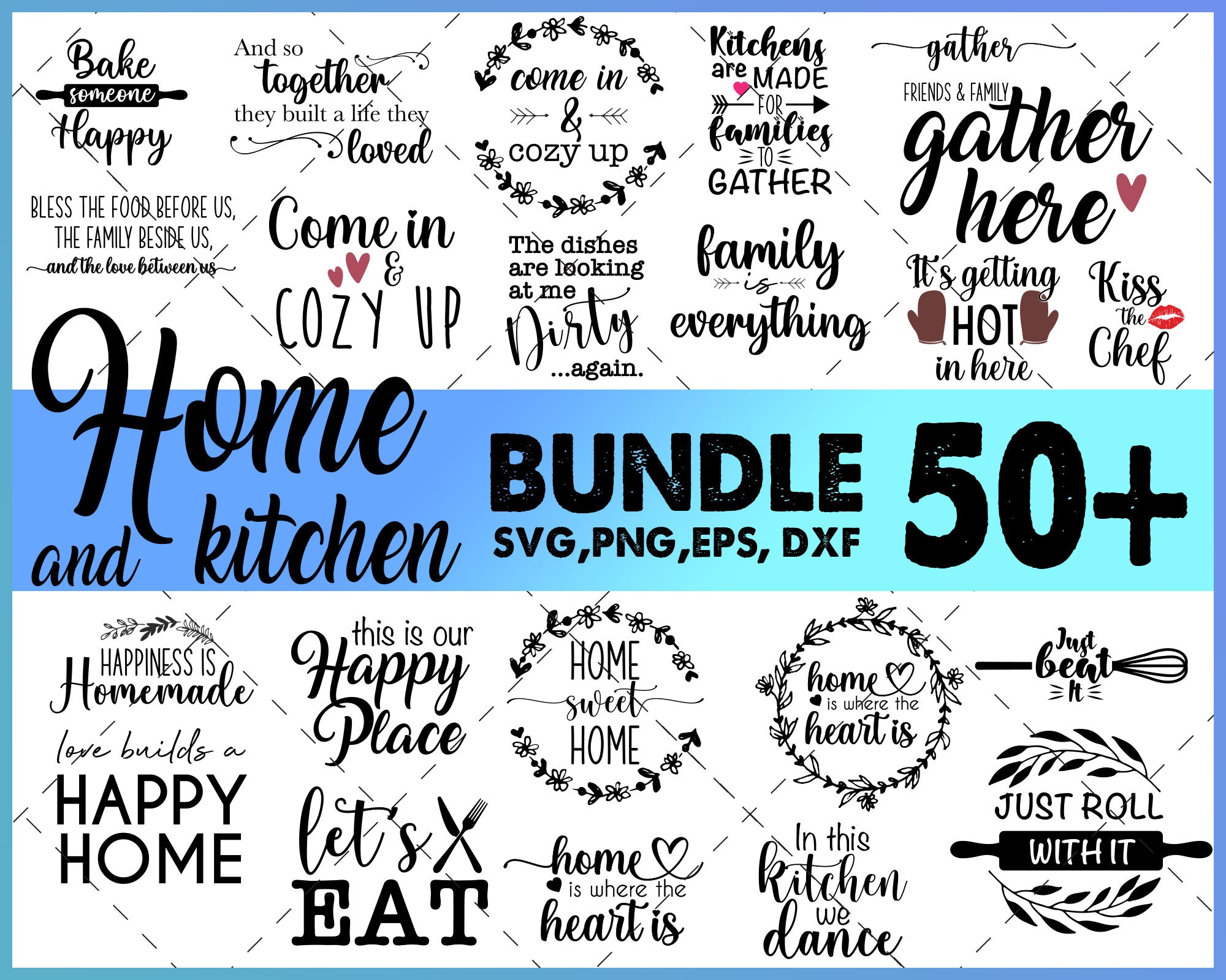 Download 50 Files Home Kitchen Svg Bundle Cooking Svg Svg Files 99svg