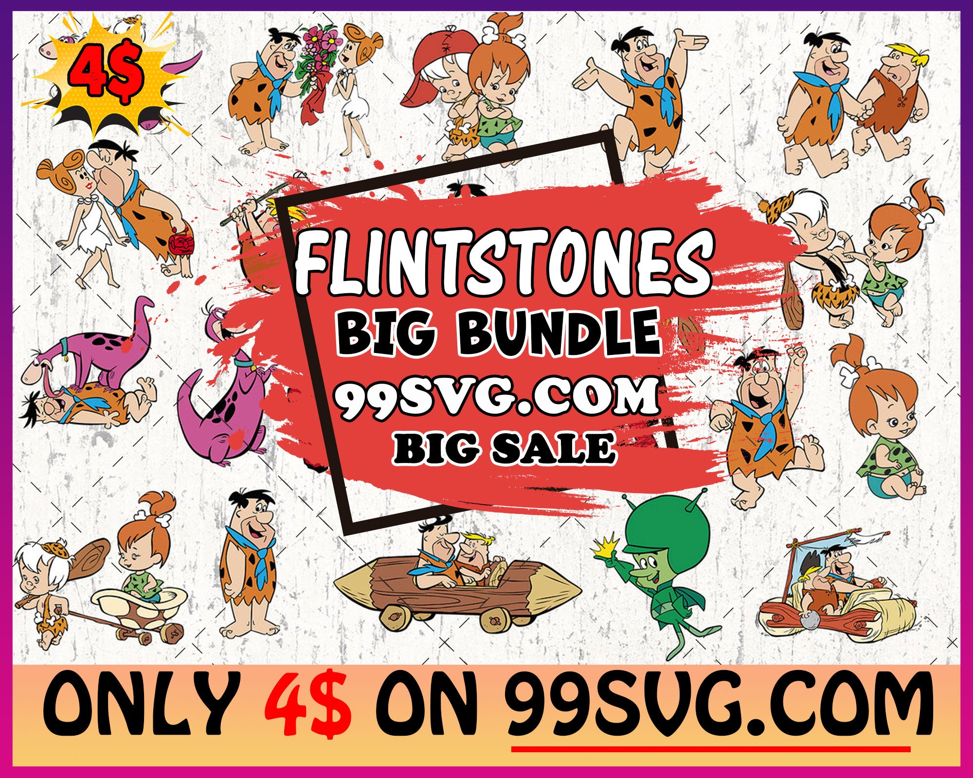 Download The Flintstones Svg Bundle 99svg