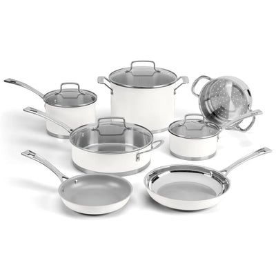 Juego de ollas de acero inoxidable marca CUISINART Disponibles en