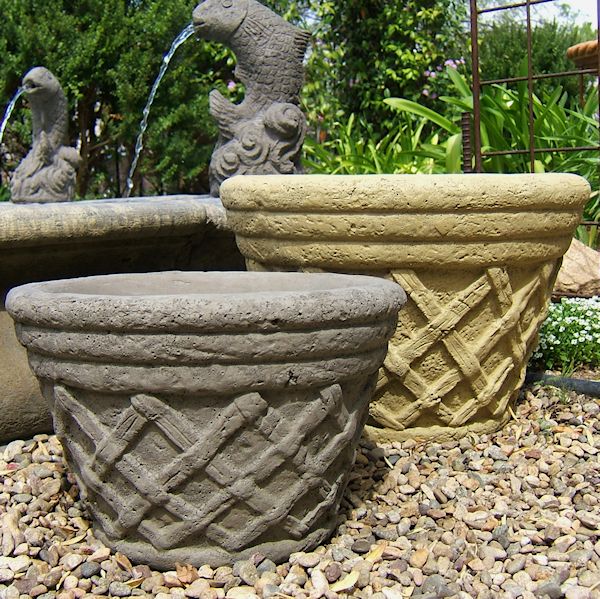 DBL RIMMED ITALIAN PLANTERS (8 pots total) - Campo de' Fiori - Naturally  mossed terra cotta planters, carved stone, forged iron, cast bronze,  distinctive lighting, zinc and more for your home and garden.