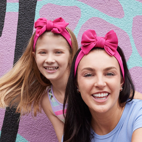 Love Your Melon Kids Barbie Magenta Hero Booney Hat in Pink | Polyester/Nylon/Viscose