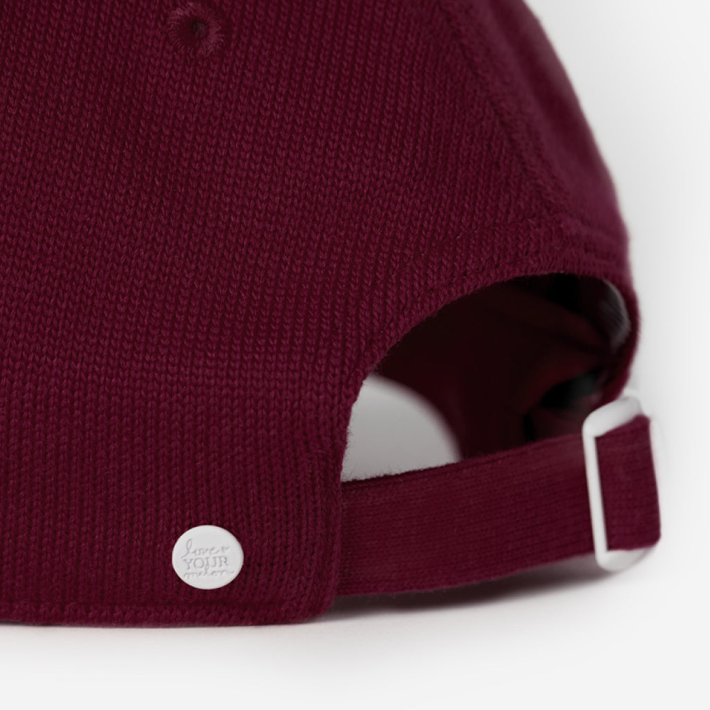 Burgundy Hero Cap
