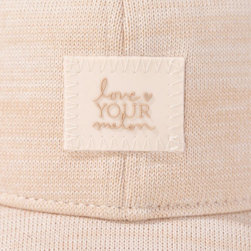 Kids Natural and Mocha Speckled Hero Cap
