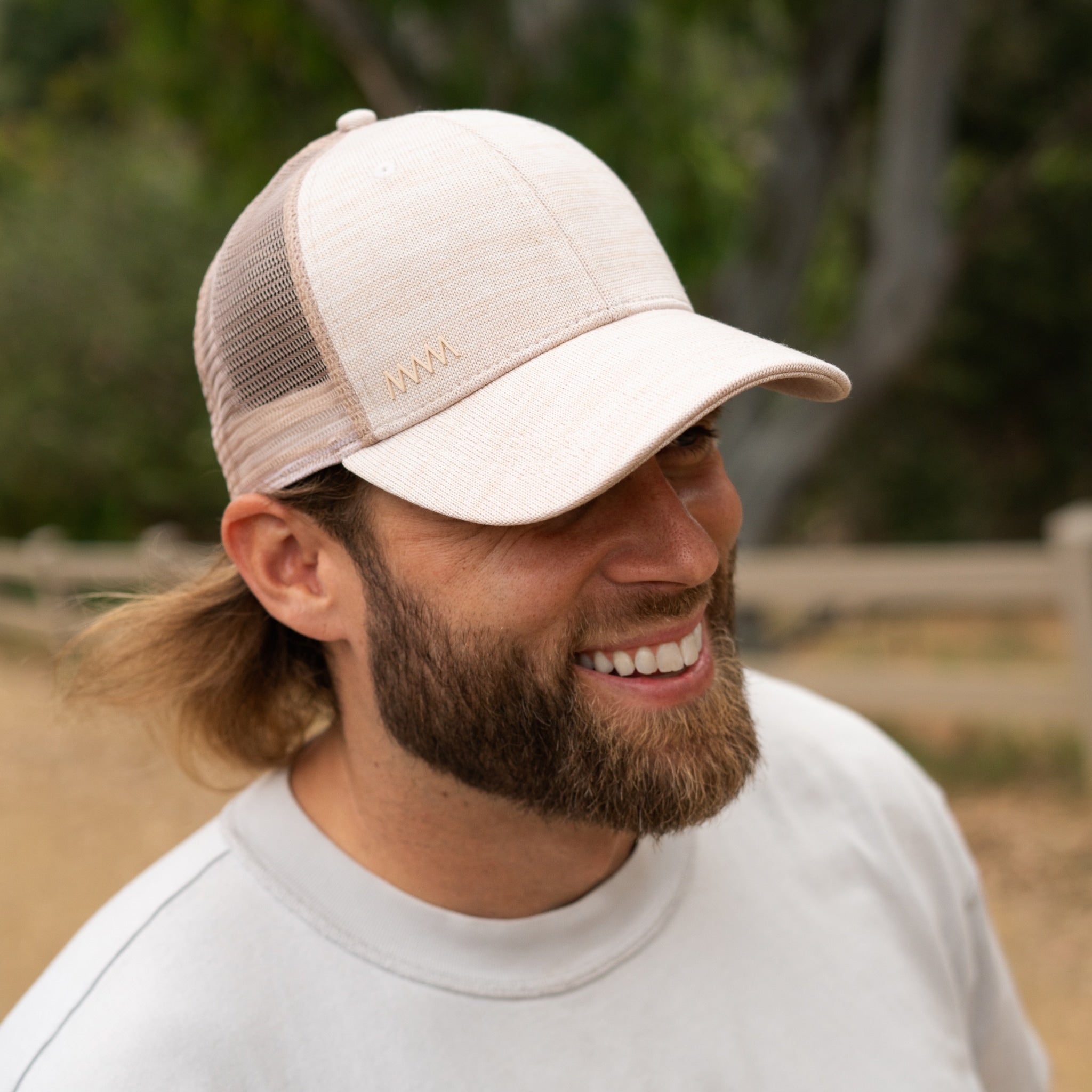 Men’s Natural Speckled Mesh Hero Cap