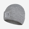 Light Gray Acrylic Cuffed Beanie