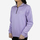 Lavender Quarter Zip Sweatshirt