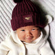 Wonder Woman™ Burgundy Pom Baby Beanie