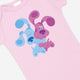 Blues Clues Blue and Magenta Pink Baby Bodysuit