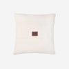 Burgundy Striped Woven Pillow