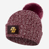 Boston College Eagles Burgundy and White Speckled Pom Beanie