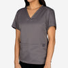 Charcoal Womens Melon Scrubs Top