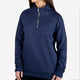 Navy Taped Quarter Zip Sweatshirt