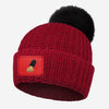 Gerald Crimson Pom Beanie