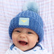 Wonder Woman™ Soft Blue Pom Baby Beanie