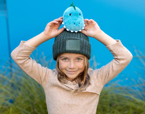 Bronco Pillow Pom Beanie Light Blue