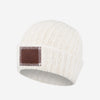 Kids White Speckled Cuffed Beanie