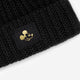 Mickey Mouse Baby Black Gold Foil Double Pom Beanie