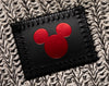 Mickey Mouse Black Speckled Love Pom Beanie