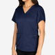 Navy Womens Melon Scrubs Top