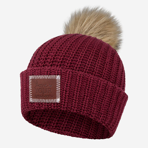love your melon hat with puffball