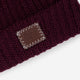 Baby Burgundy Pom Beanie