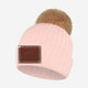 Kids Blush Pom Beanie