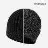 Black and White Reversible Beanie