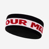 Black, Red and White Headband