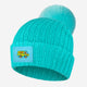 Mystery Machine Neon Teal Pom Beanie