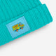 Mystery Machine Neon Teal Pom Beanie