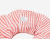 Coral Seersucker Scrunchie