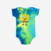 SpongeBob Cool Blue Tie Dye Baby Bodysuit