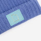 Utah Prarie Blue Gold Foil Pom Beanie