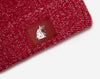 Washington State Cougars Crimson and White Speckled Pom Beanie