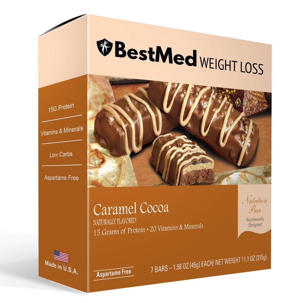 BestMed - Caramel Cocoa Bar (7/Box) - BestMed Weight Loss product image