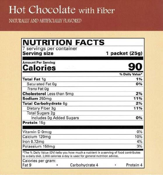 BestMed - Hot Chocolate with Fiber (7/Box)