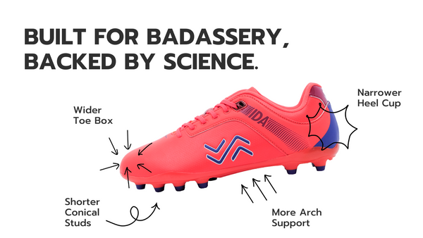 IDA Sports boots are made specifically for female athletes