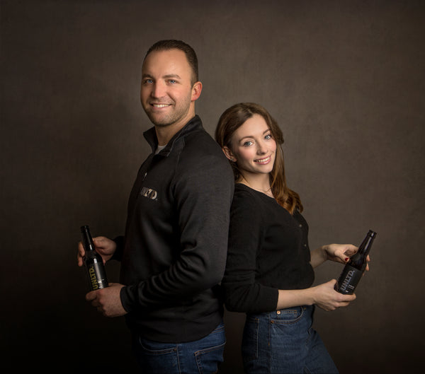 Founders Johnny & Antonia with their beer brand UNLTD on Alvio