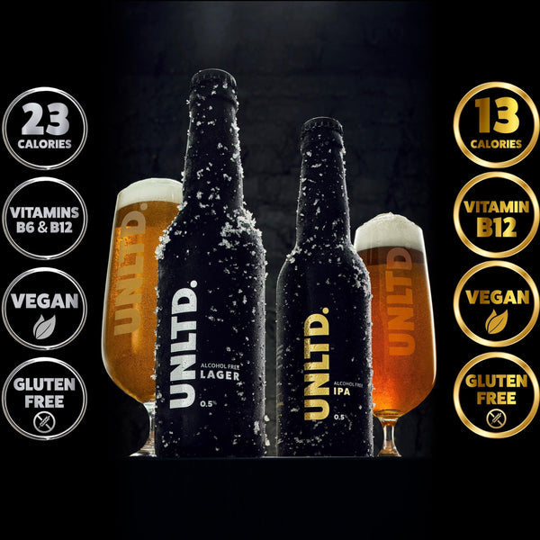 UNLTD. Beer, low calorie and celiac friendly