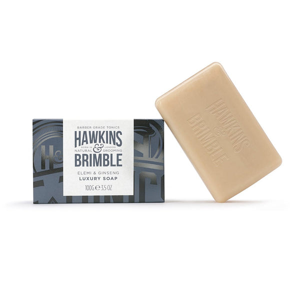 Hawkins & Brimble Luxury Soap Bar (100g) - Shower - Hawkins & Brimble Barbershop Male Grooming Products for Beards and Hair